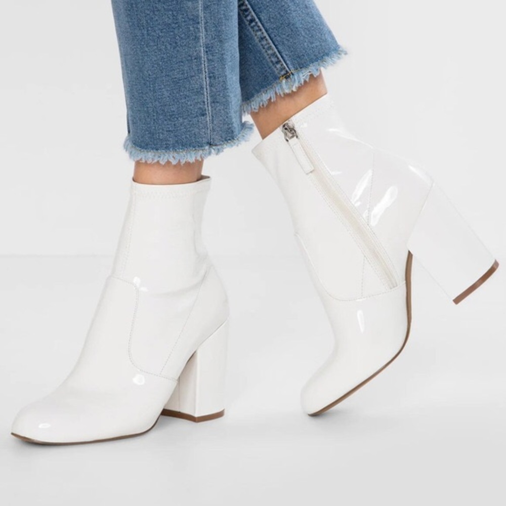 Steve Madden Patent Leather Booties